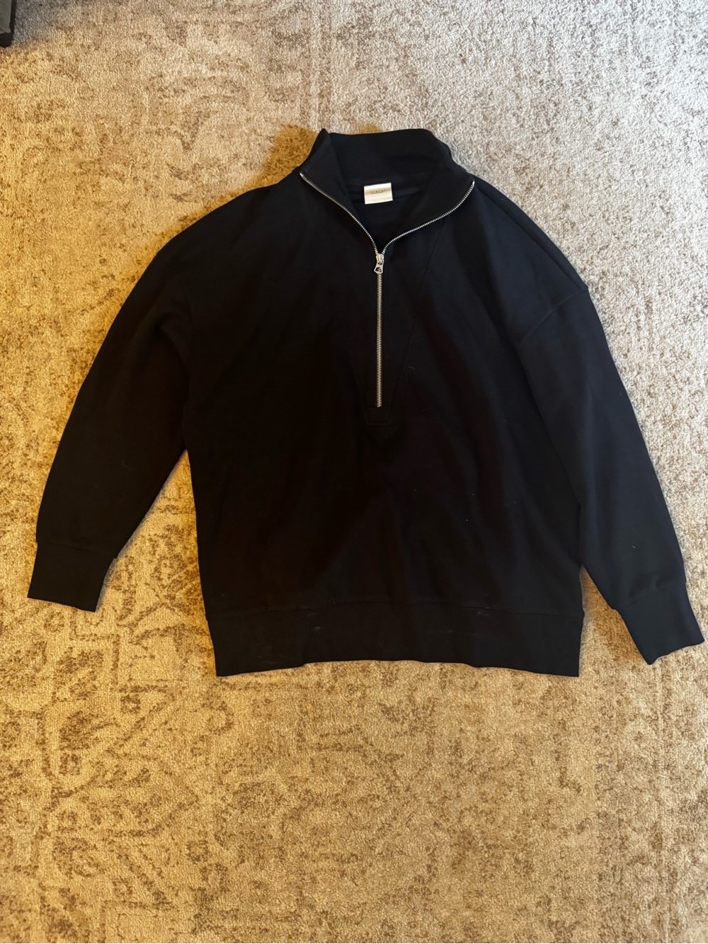 Black Varley Doublesoft half zip